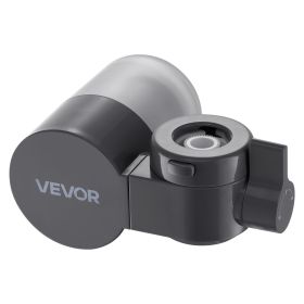 VEVOR Faucet Mount Water Filter, Horizontal Water Purifier for Sink Tap, Carbon Fiber Filters, Removes Chlorine Lead with 1 Filter